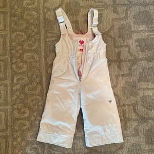 Obermeyer Kids White Snow Bib Overalls